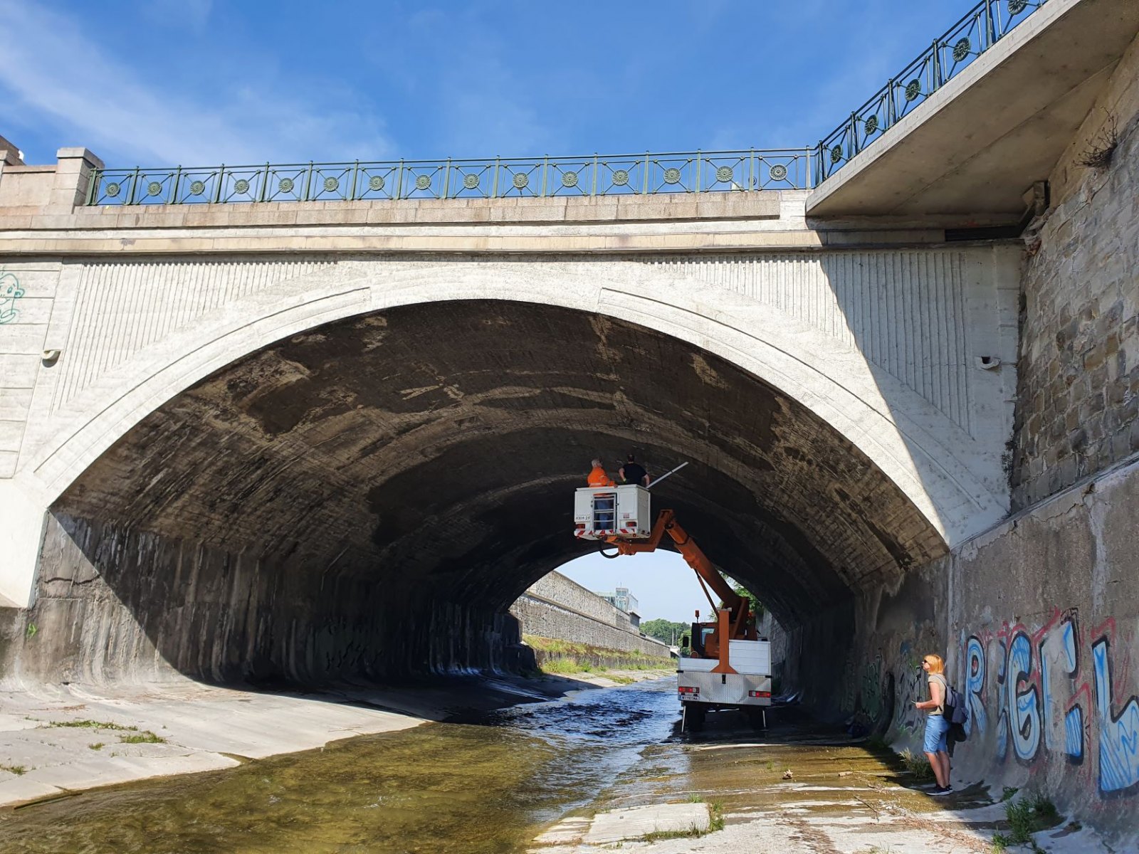 Historical Otto Wagner Bridge