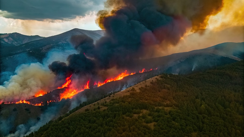 Waldbrand Lösung
