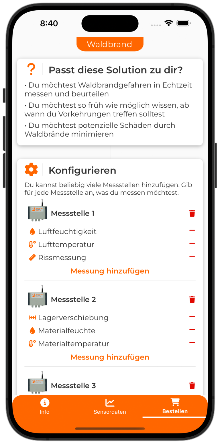 Solutions bestellen